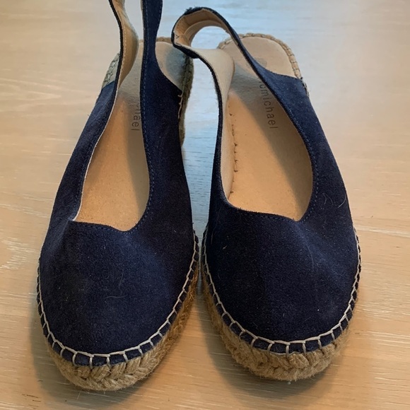 Eric Michael Rope Wedges good condition, soft suede feel, size 39 = US Sz 7 - Picture 2 of 7